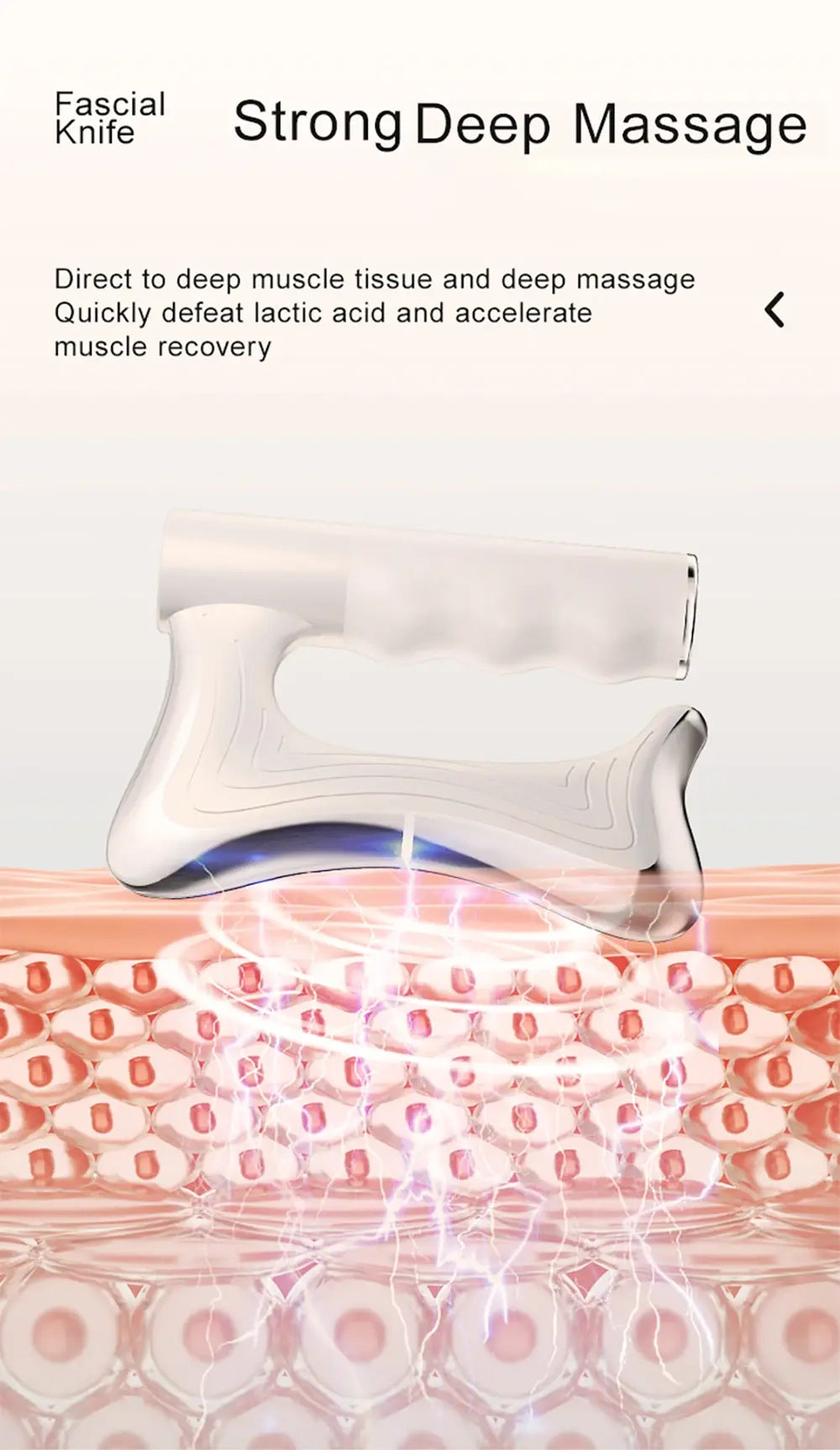 Electric Deep Tissue Massage Blade – Heated Fascia Relaxation Tool Top100