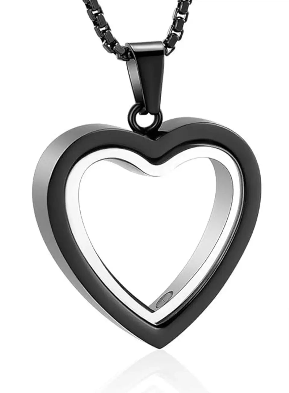 Heartfelt Remembrance: Stainless Steel Heart-Shaped Cremation Pendant Top100