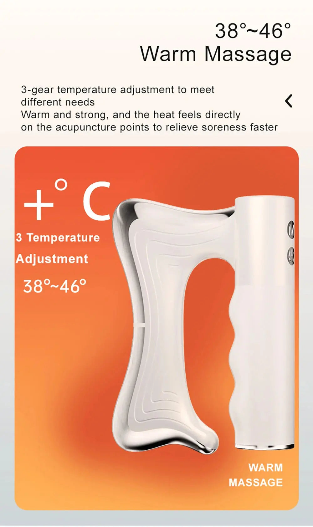 Electric Deep Tissue Massage Blade – Heated Fascia Relaxation Tool Top100