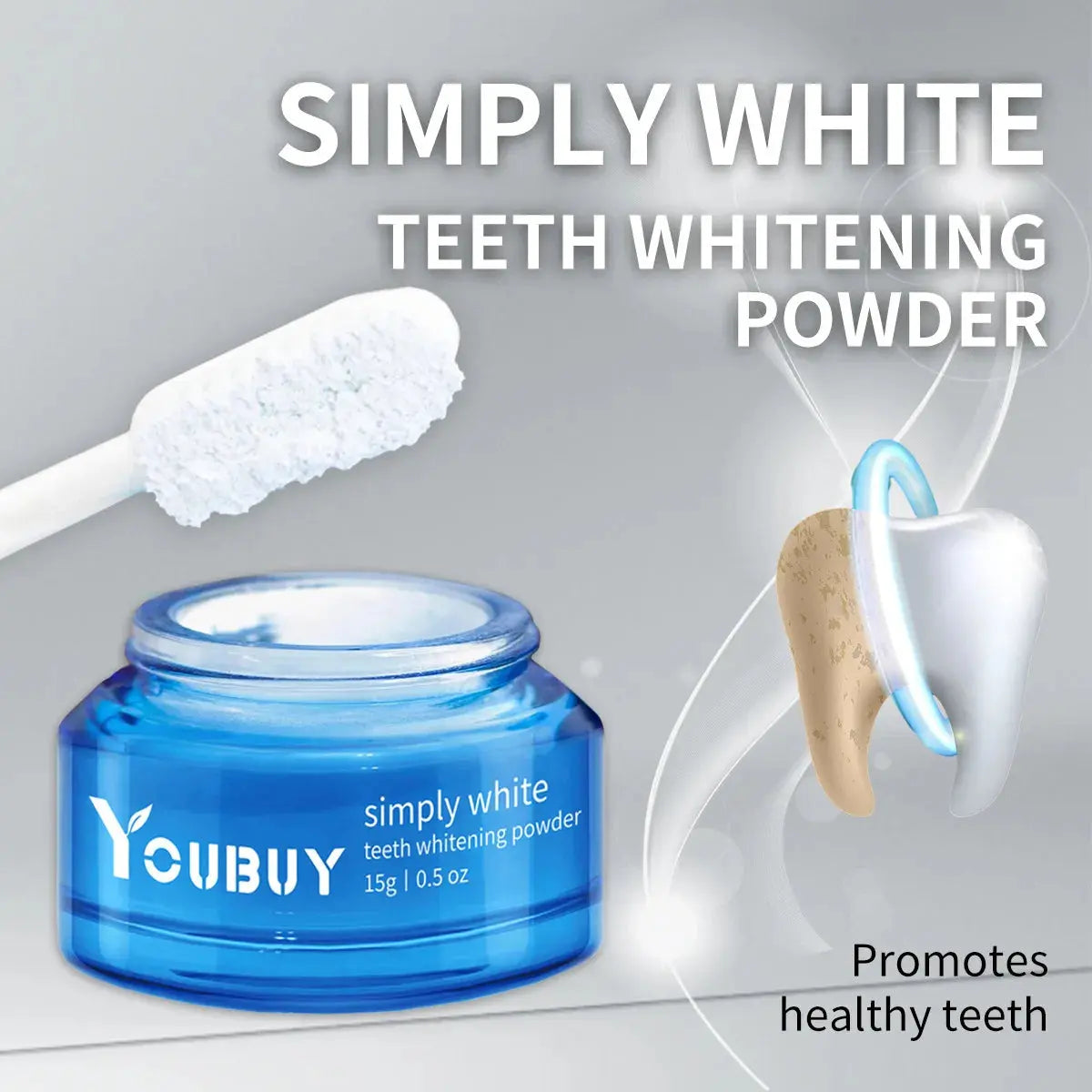 YOUBUY Teeth Whitening Brightening Powder Top100
