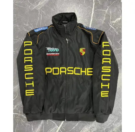 F1 Racing Jacket - Vintage Style Embroidered Outerwear Top100