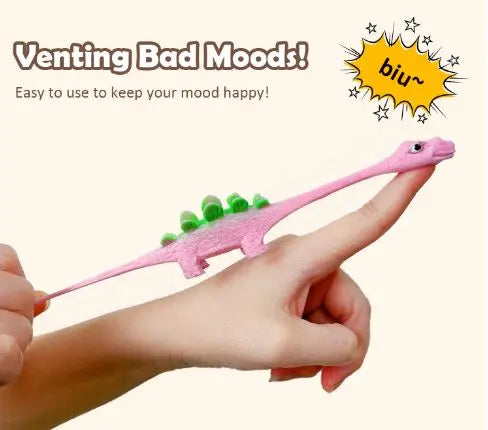 Slingshot Dino-Launch Finger Fun Toys Top100