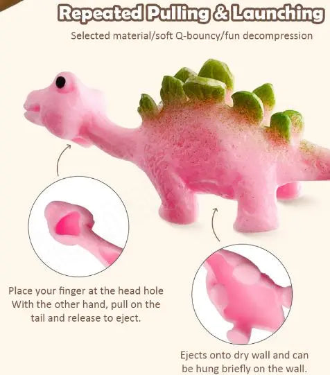 Slingshot Dino-Launch Finger Fun Toys Top100