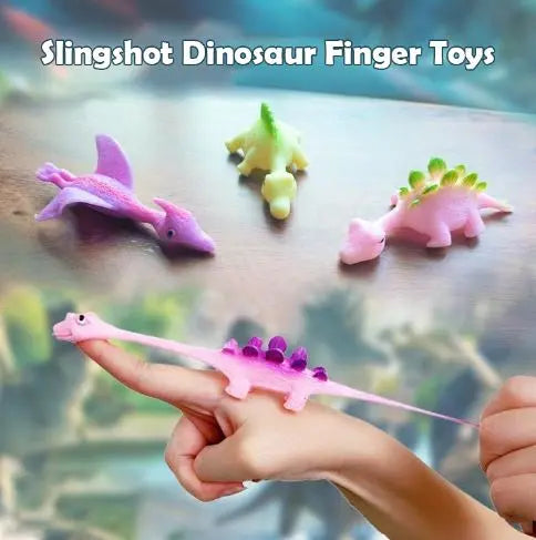 Slingshot Dino-Launch Finger Fun Toys Top100