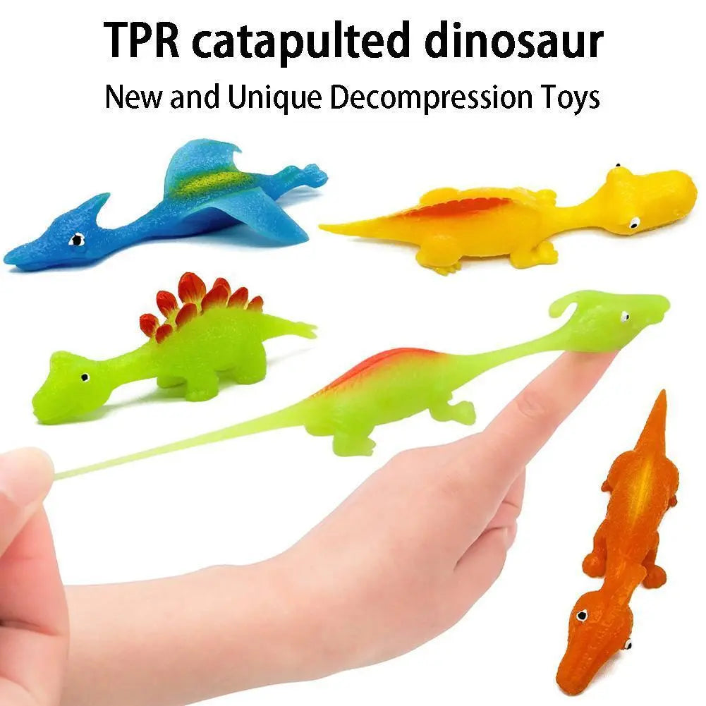Slingshot Dino-Launch Finger Fun Toys Top100