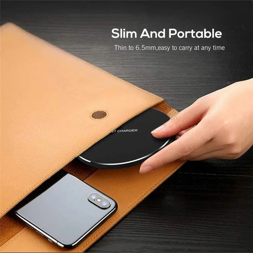 60W Wireless Charger Pad for iPhone & Samsung Phones Top100