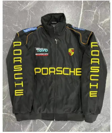 F1 Racing Jacket - Vintage Style Embroidered Outerwear Top100