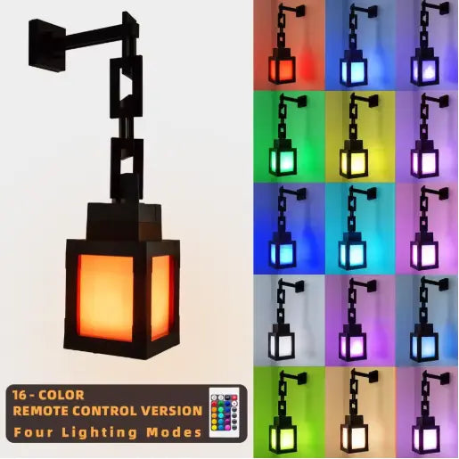 Pixel Style RGB Lantern Light Top100