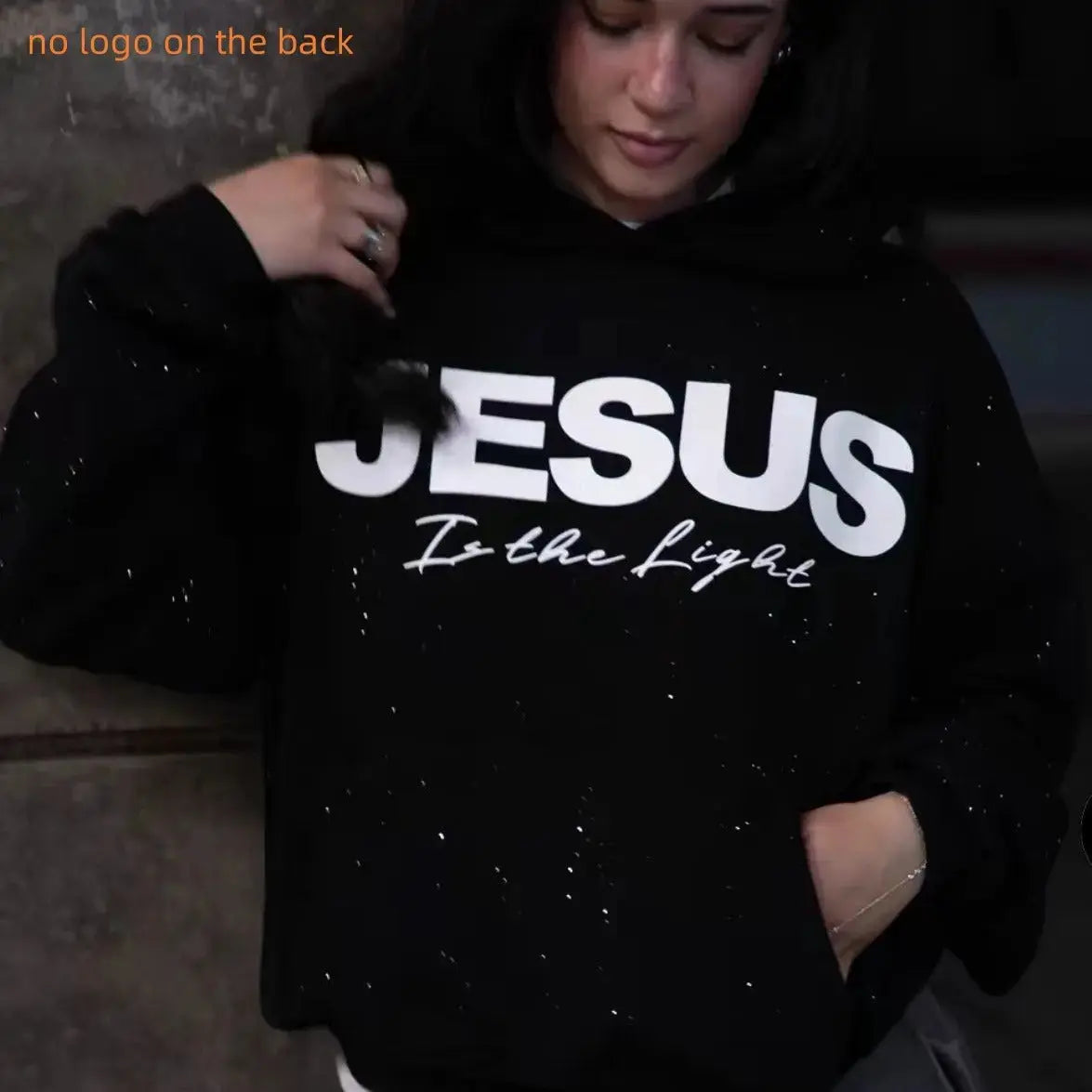 Pullover Round Neck Hooded Sweatshirt Top100
