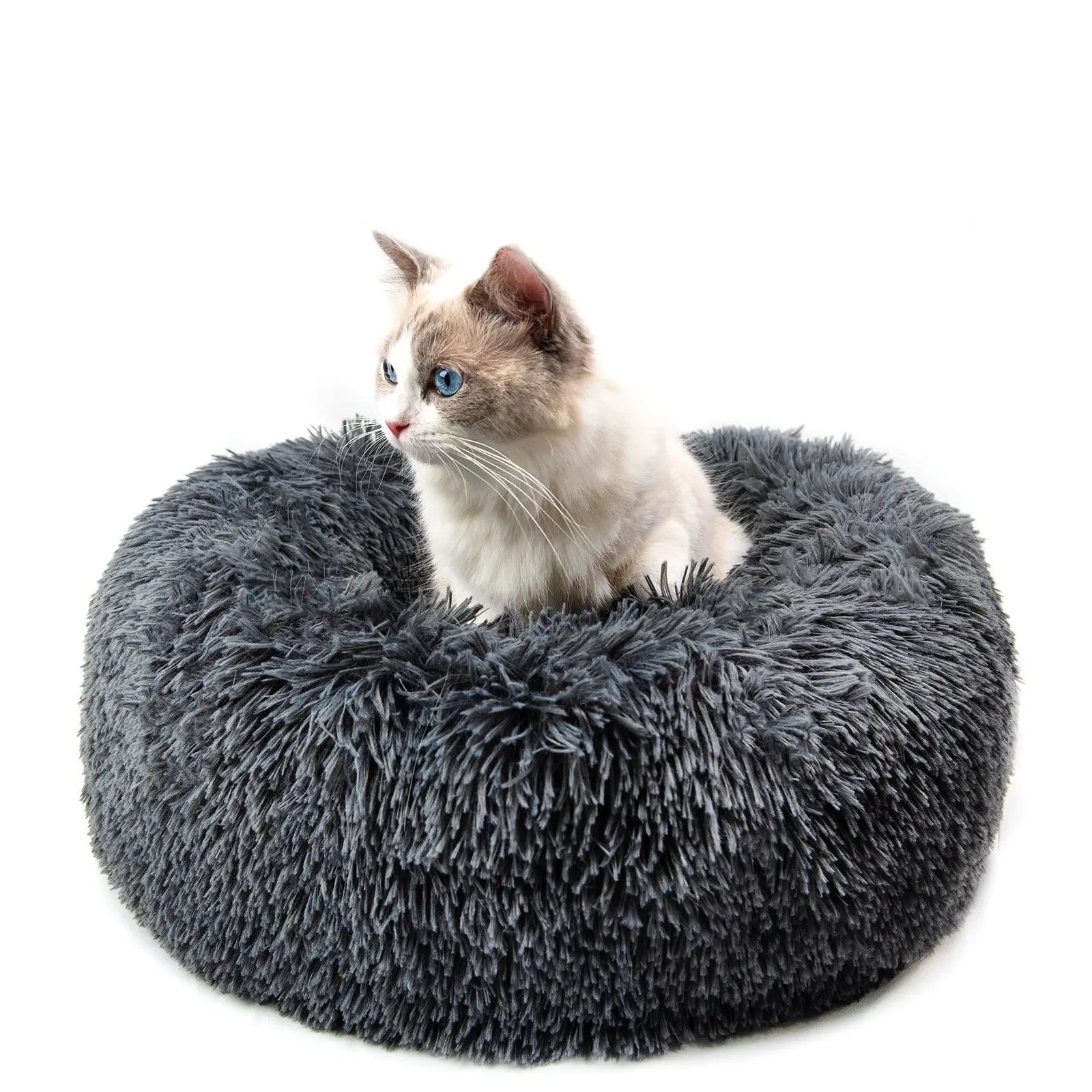 Round Plush Dog Bed for Small Dogs and Puppies Top100