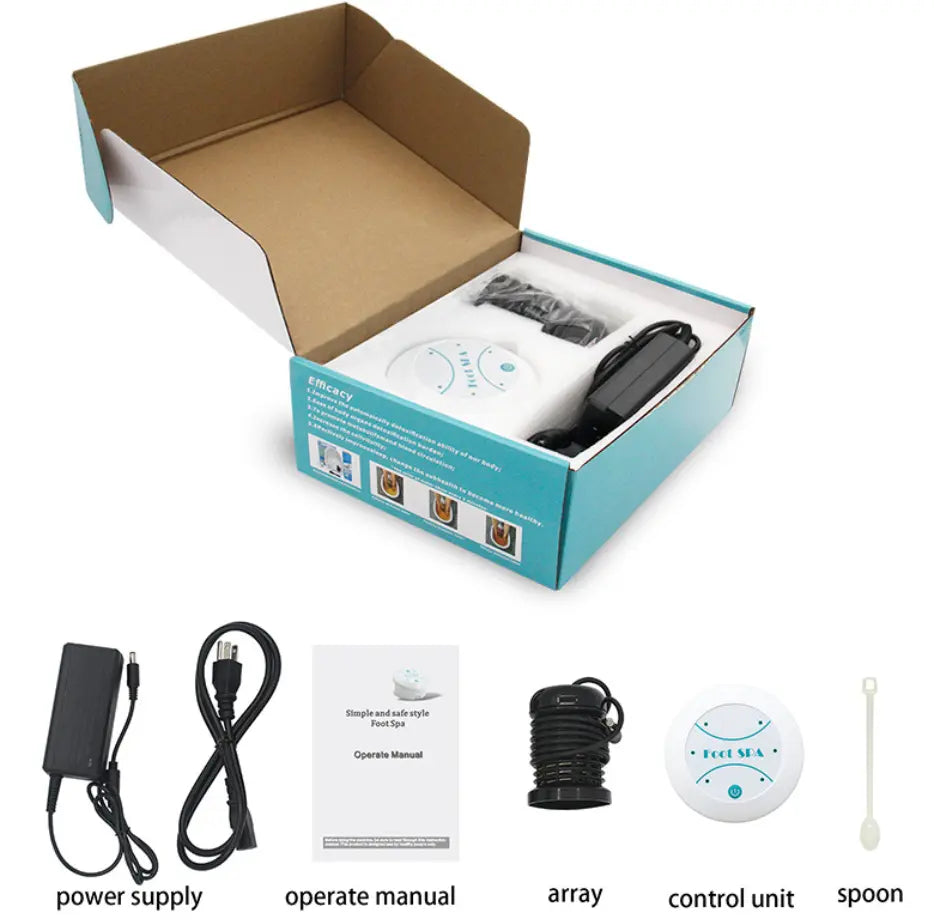 Compact Ionic Foot Spa Massager Top100