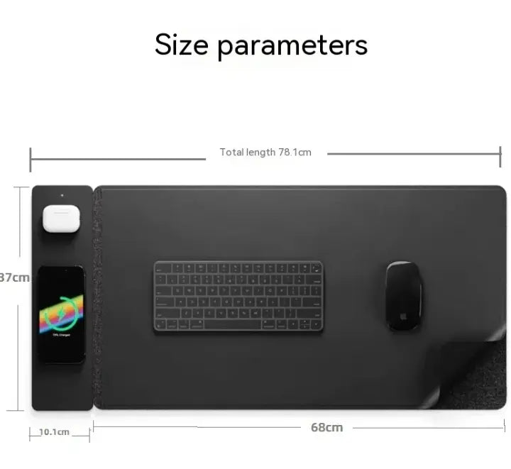Magnetic Wireless Charging Mouse Pad Top100