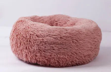 Round Plush Dog Bed for Small Dogs and Puppies Top100