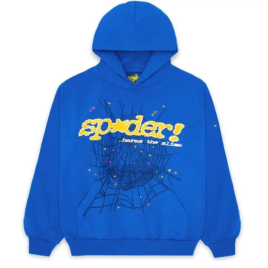 Spider Letter Prints Hoodies Top100