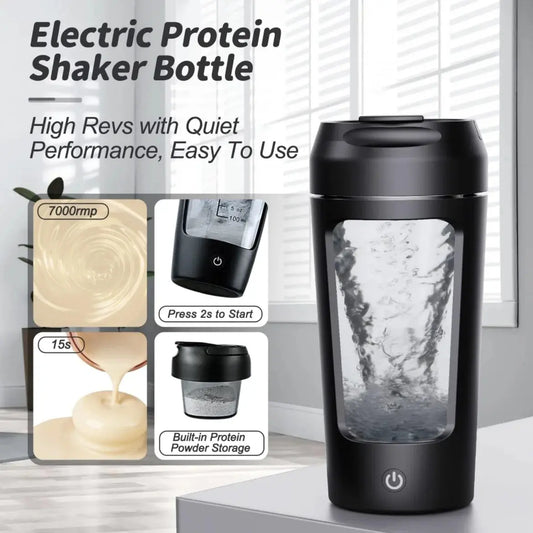 Electric Portable Whey Protein Shaker Bottle Top100
