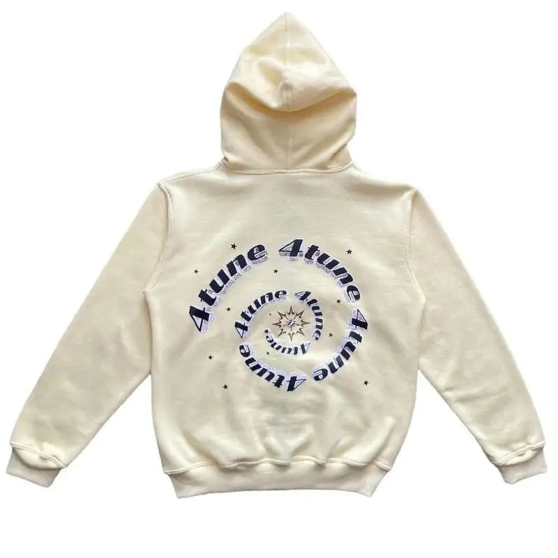 Star Printed Zip Up Hoodies Top100